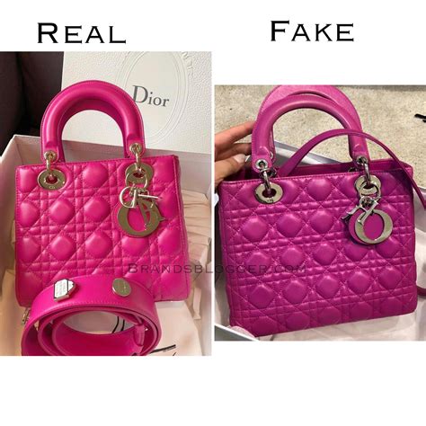 fake vs real lady dior|dior handbags real.